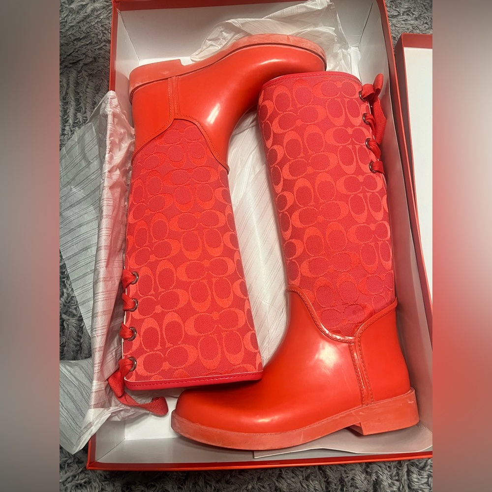 Coach Rainboots